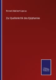 Cover von Zur Quellenkritik des Epiphanios