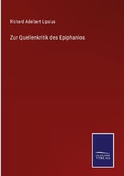 Cover von Zur Quellenkritik des Epiphanios