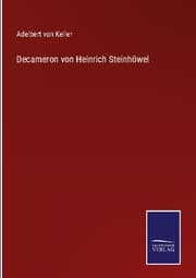 Cover von Decameron von Heinrich Steinhöwel