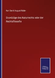 Cover von Grundzüge des Naturrechts oder der Rechtsfilosofie