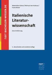 Cover von Italienische Literaturwissenschaft