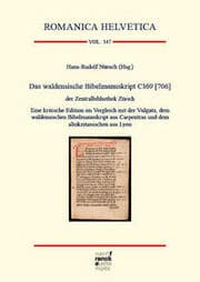 Cover von Das waldensische Bibelmanuskript C169 [706] der Zentralbibliothek Zürich