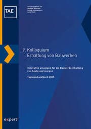 Cover von 9. Kolloquium Erhaltung von Bauwerken