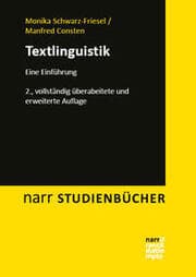Cover von Textlinguistik