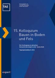 Cover von 15. Kolloquium Bauen in Boden und Fels