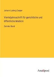 Cover von Vierteljahrsschrift für gerichtliche und öffentliche Medicin