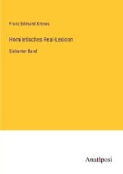 Cover von Homiletisches Real-Lexicon