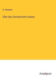 Cover von Über das Germanische Loosen