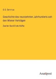 Cover von Geschichte des neunzehnten Jahrhunderts seit den Wiener Verträgen