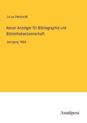 Cover von Neuer Anzeiger für Bibliographie und Bibliothekwissenschaft