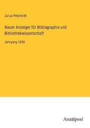 Cover von Neuer Anzeiger für Bibliographie und Bibliothekwissenschaft