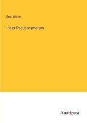 Cover von Index Pseudonymorum