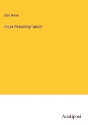 Cover von Index Pseudonymorum