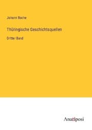 Cover von Thüringische Geschichtsquellen