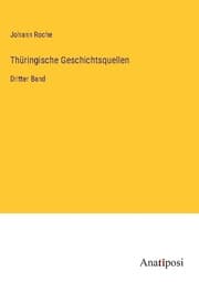 Cover von Thüringische Geschichtsquellen