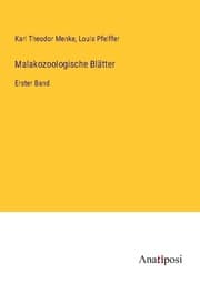 Cover von Malakozoologische Blätter