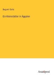 Cover von Ein Kleinstädter in Ägypten