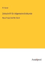 Cover von Zeitschrift für Allgemeine Erdkunde