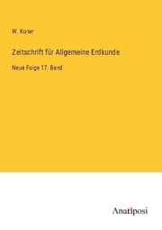 Cover von Zeitschrift für Allgemeine Erdkunde