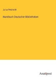 Cover von Handbuch Deutscher Bibliotheken