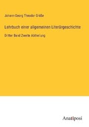 Cover von Lehrbuch einer allgemeinen Literärgeschichte