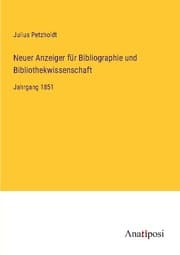 Cover von Neuer Anzeiger für Bibliographie und Bibliothekwissenschaft