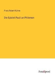 Cover von Die Epistel Pauli an Philemon
