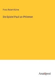 Cover von Die Epistel Pauli an Philemon