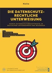 Cover von Die datenschutzrechtliche Unterweisung