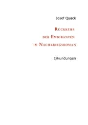 Cover von Rückkehr der Emigranten im Nachkriegsroman