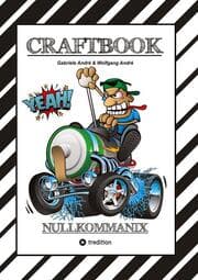 Cover von CRAFTBOOK - 120 GROSSARTIGE RENNWAGEN MOTIVE - LUSTIGE MECHANIKER - WISSENSWERTES - KNIFFLIGE RÄTSEL - MOTORRÄDER - TRUCKS - QUADS - TIERE
