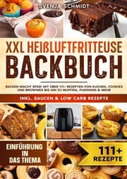 Cover von XXL Heißluftfritteuse Backbuch