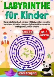 Cover von Labyrinthe für Kinder ab 5 Jahren - Band 34