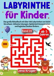 Cover von Labyrinthe für Kinder ab 5 Jahren - Band 35