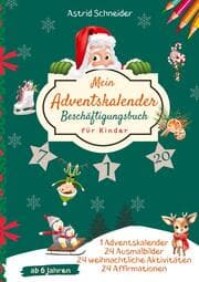Cover von Mein Adventskalender Beschäftigungsbuch für Kinder ab 6 Jahren: