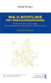 Cover von NIS-II-Richtlinie mit Erwägungsgründen