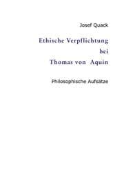 Cover von Ethische Verpflichtung bei Thomas von Aquin
