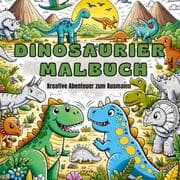 Cover von Malbuch für Jungen: Mein Urzeitliches Dinosaurier Malbuch!