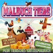 Cover von Malbuch Tiere - Mein tierisches Kritzelmalbuch