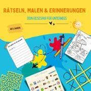 Cover von Rätsel, Malen & Erinnerungen, dein Reisespaß für unterwegs
