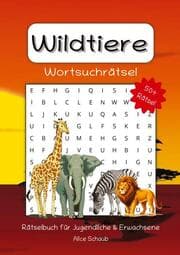 Cover von Wildtiere Wortsuchrätsel