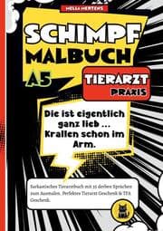Cover von Schimpfmalbuch Tierarzt Praxis