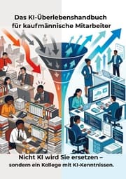 Cover von Das KI-Überlebenshandbuch für kaufmännische Mitarbeiter