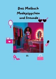 Cover von Malbuch das Modepüppchen für die Größeren und Erwachsene