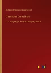 Cover von Chemisches Central-Blatt