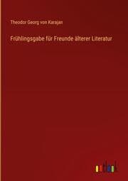 Cover von Frühlingsgabe für Freunde älterer Literatur