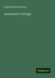 Cover von Aesthetische Vorträge