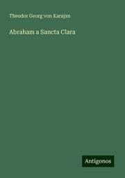Cover von Abraham a Sancta Clara