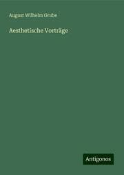 Cover von Aesthetische Vorträge