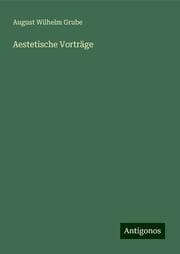 Cover von Aestetische Vorträge